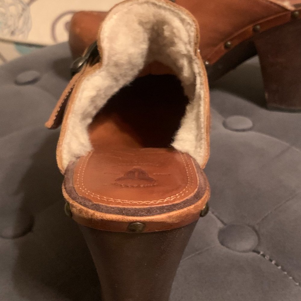 Frye Furry Platform Clogs - Picture 5 of 6